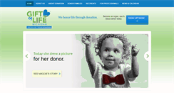 Desktop Screenshot of giftoflifemichigan.org